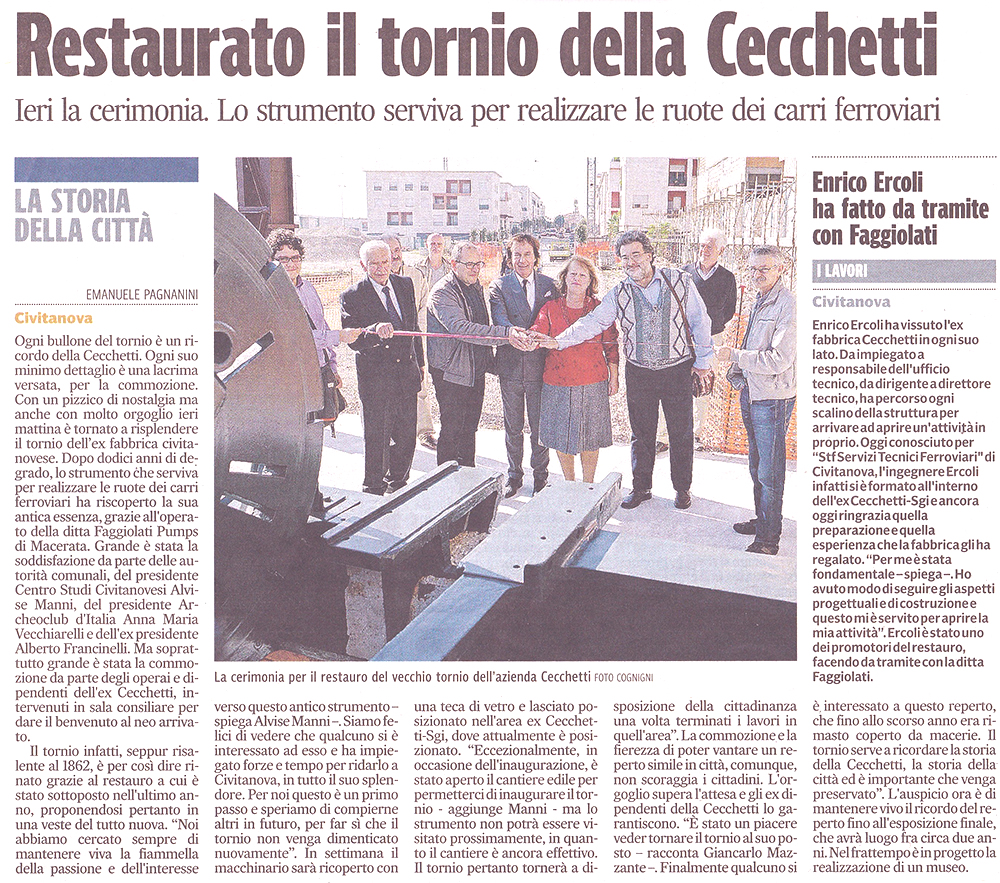 Art. Corriere Tornio 29 Ott. 13 p. VI